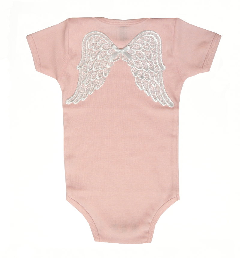Pink Baby Wings Onesie Piece